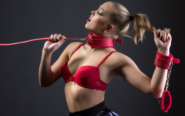 2880x1773 pix. Wallpaper red bra, bdsm, bra, sexy, fetish, submissive, handcuffs