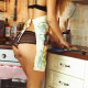 kitchen, ass, lingerie, sexy panties wallpaper