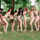suicide girls, keshia, laikaa, vibrant, 11 girls, tattoo, nude, group, fetish, tits, ass, grass, outdoor wallpaper