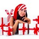 girl, new year, gifts wallpaper