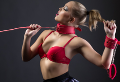 red bra, bdsm, bra, sexy, fetish, submissive, handcuffs wallpaper