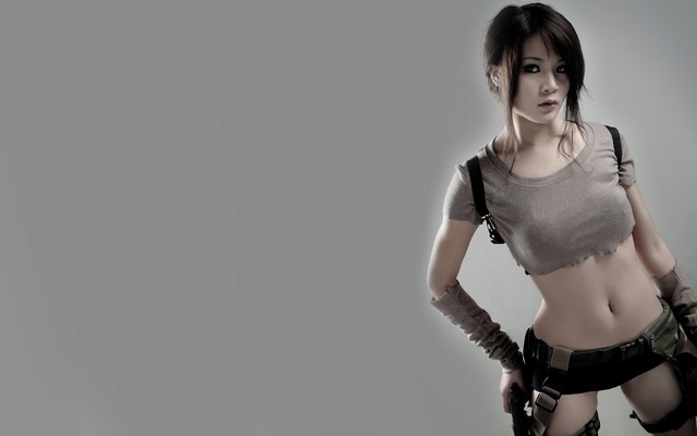 1920x1200 pix. Wallpaper boobs, girl, figure, tomb raider