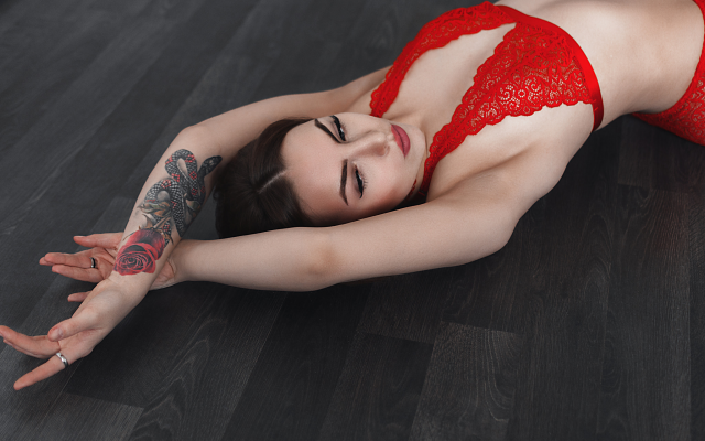 2048x1365 pix. Wallpaper red lingerie, armpits, tattoo, hands, red bra, bra