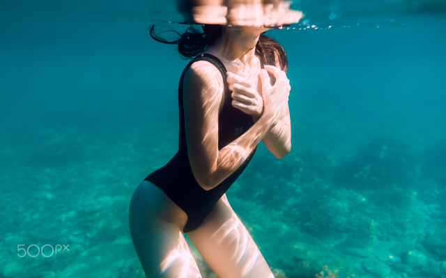 2048x1365 pix. Wallpaper underwater, swimsuit, sexy, wet