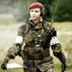girl, women, military, soldat, germaniya, germany, bundeswehr, beret, signaller wallpaper