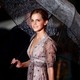 girl, beautiful, smile, actress, drops, rain, umbrella, emma watson wallpaper
