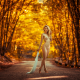 nude, boobs, nipples, trimmed vagina, landing strip, outdoors, barefoot, forest, autumn wallpaper