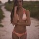 bikini, pierced navel, portrait, sexy wallpaper
