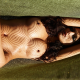 gabriela milagre, nude, tits, hard nipples, under net wallpaper