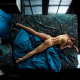 christina makarova, ass, underwear, panties, brunette, in bed, sexy, legs wallpaper
