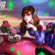 d.va, overwatch, bodysuit, boobs, liang-xing, ass, anime, games wallpaper