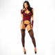 aline bernardes, brunette, model, high heels, stockings, sexy, hot wallpaper