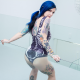 riae suicide, piercing, suicide girls, tattoo, blue hair, swimsuit wallpaper