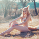 cosplay, holo, spice and wolf, inked girls, sitting, white lingerie wallpaper