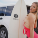 kamila joanna, playboy, tits, swimsuit, surfing, surfboard wallpaper