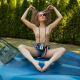 maija riika, topless, car, small tits, nipples, sunglasses, camera wallpaper