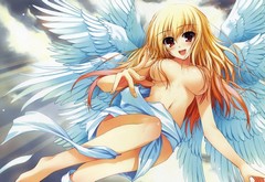 hentai, angels, tomose shunsaku wallpaper