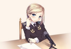costume, anime, prosecutor, Natalia Poklonskaya, pogony wallpaper