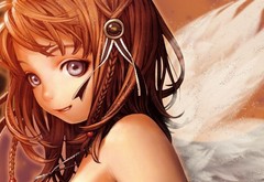 boobs, smile, oboi girl, hentai, devochka, school girl, anime, manga wallpaper
