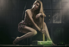 xbox 360, legs, blonde, women, model, barefoot wallpaper