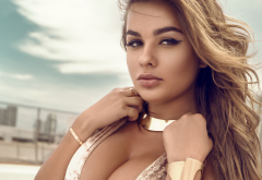 anastasiya kvitko, model, russian, swimsuit, big boobs, tits wallpaper